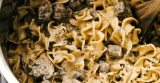 Beef Stroganoff in the Instant Pot